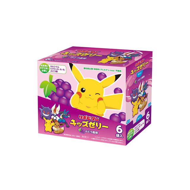 Taisho Pharmaceutical Lipovitan Kids Jelly Grape Flavor 125g x 6 Packs