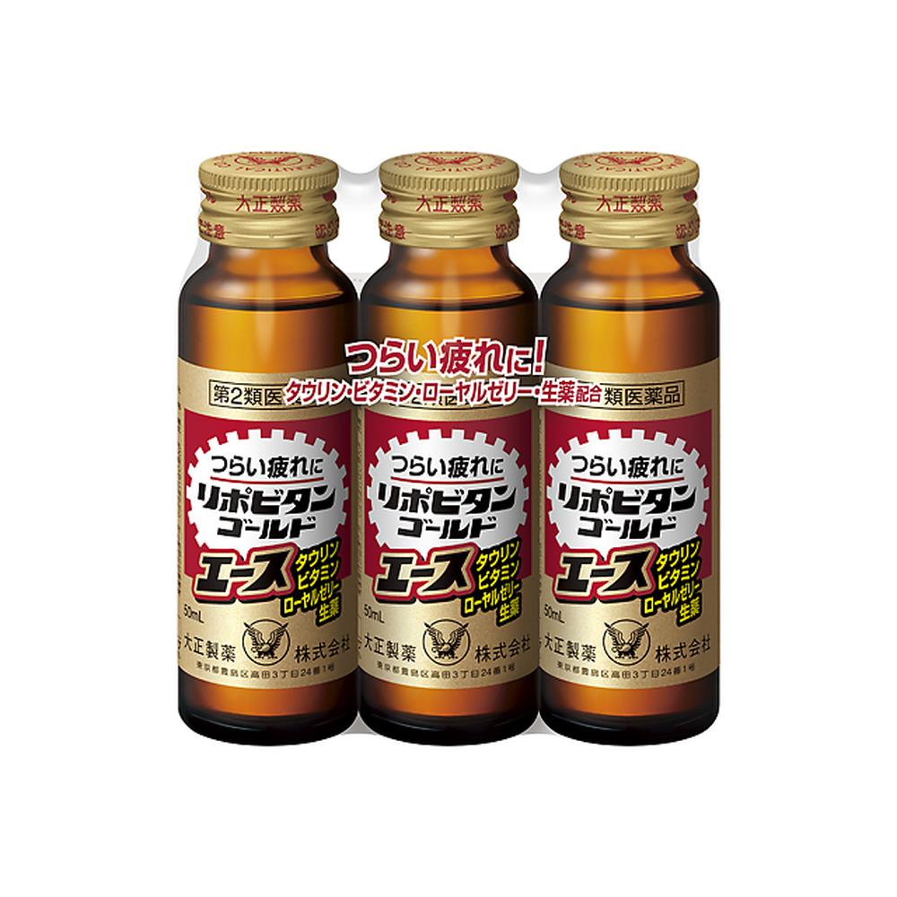 Taisho Pharmaceutical Lipovitan Gold Ace 50ml x 3 Bottles