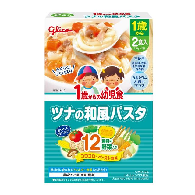 Ezaki Glico Toddler Food Tuna Japanese-style Pasta 110g x 2