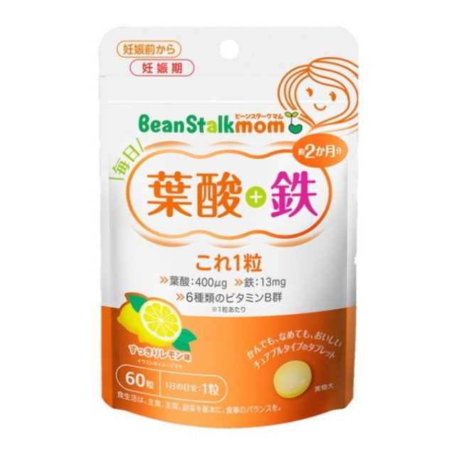 BeanStalk Mum Daily Folic Acid + Iron 60g