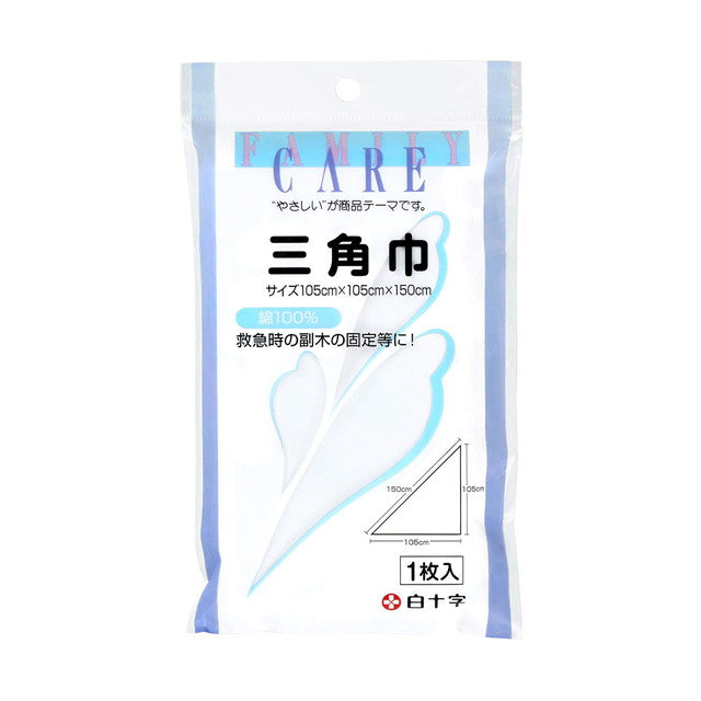 Shirojiro Family Care Triangle Bandage 100% Cotton (1 Piece)