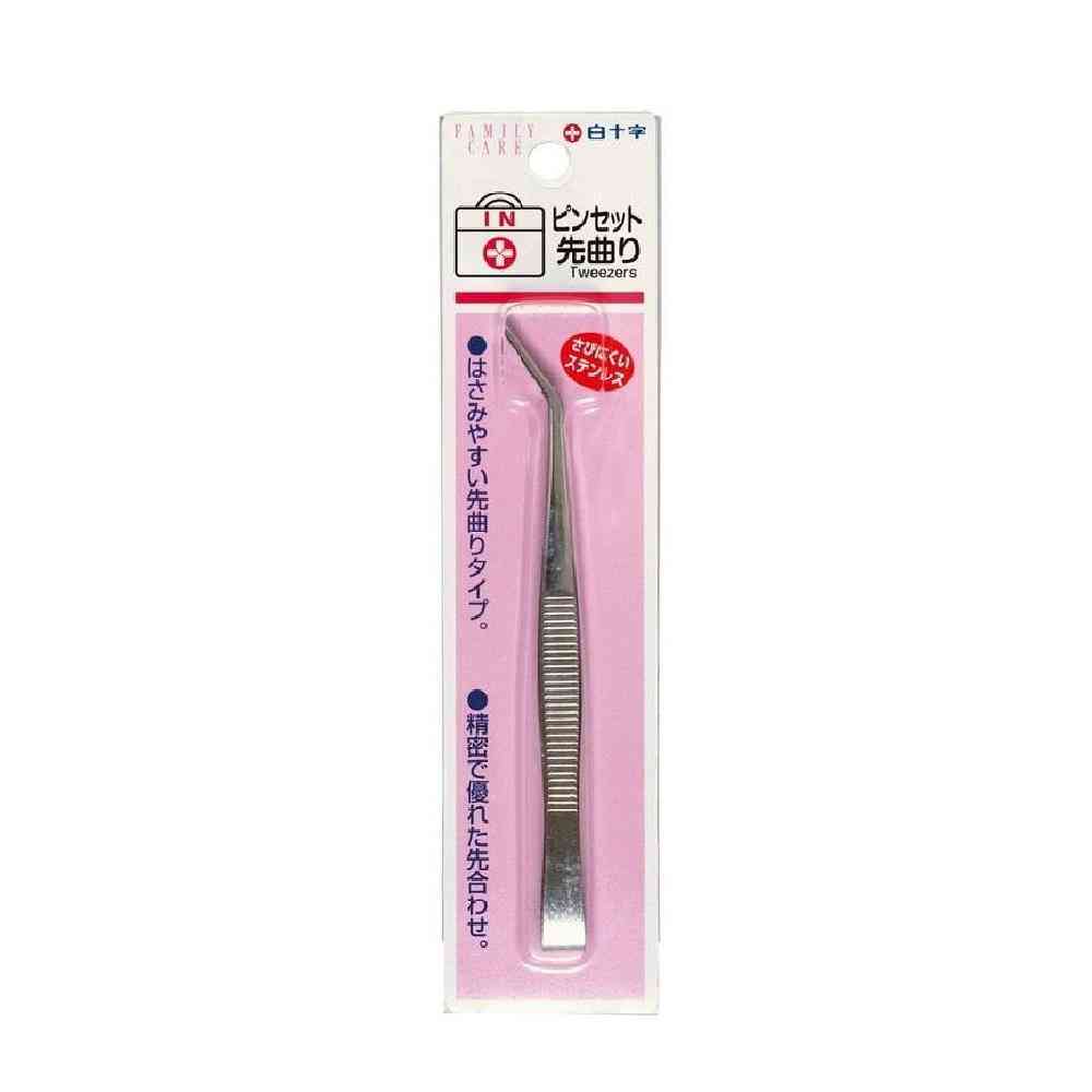 Hakujuji Family Care Tweezers Curved Tip
