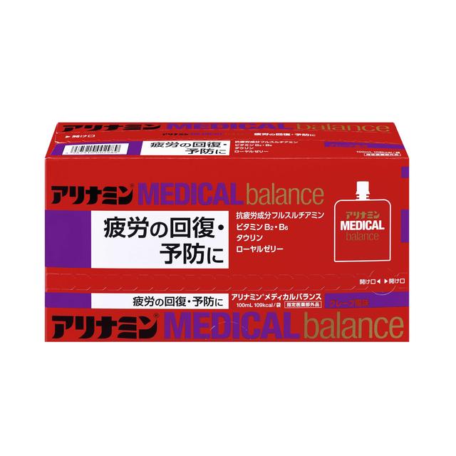 Alinamin Medical Balance Grape Flavor 100ml × 6