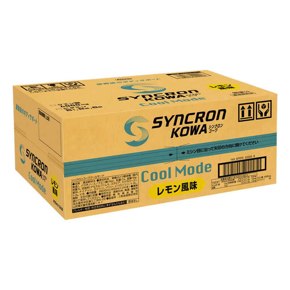 Kowa Synchron Kowa Cool Mode Lemon Flavor 400mL x 24 Bottles