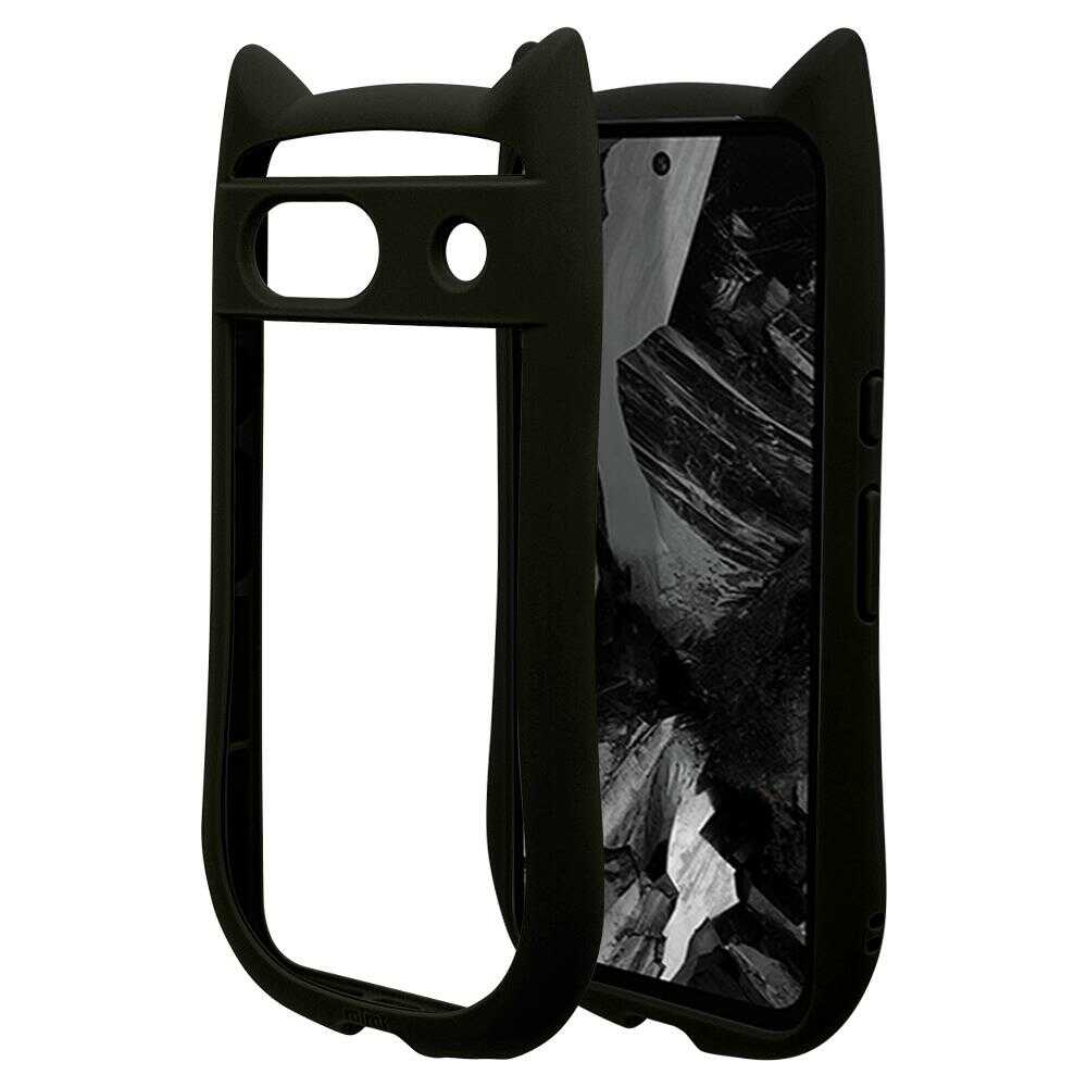 Telephone Lease Google Pixel 8a Cat Ear Case Black