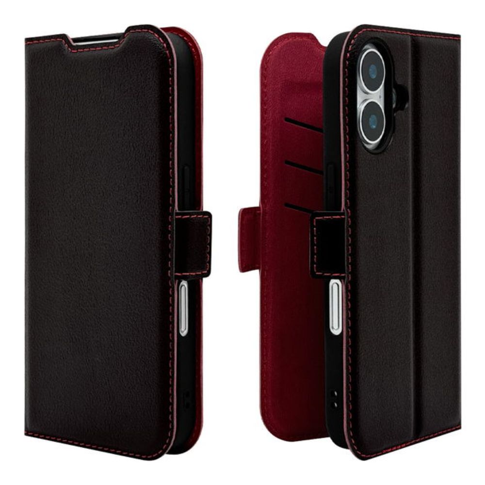 Telehone Lease iPhone 16 Case Cover Black x Red