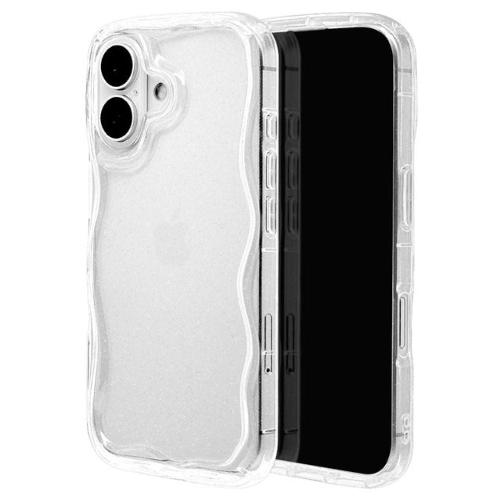 Telephone Lease iPhone 16 Case Cover Soft Case my.DECOR Glitter Clear