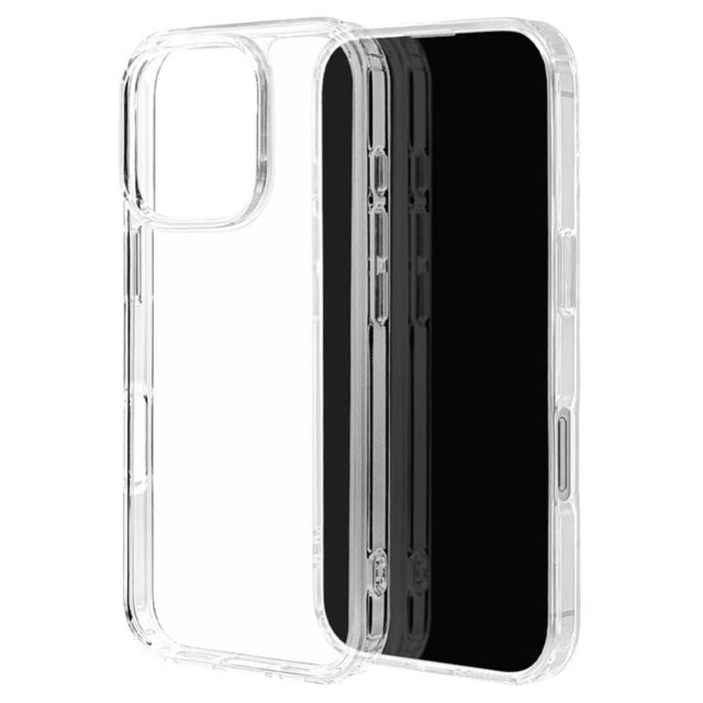 Telephone Lease iPhone 16 Pro Clear TPU Strap Hole Wireless Charging Compatible