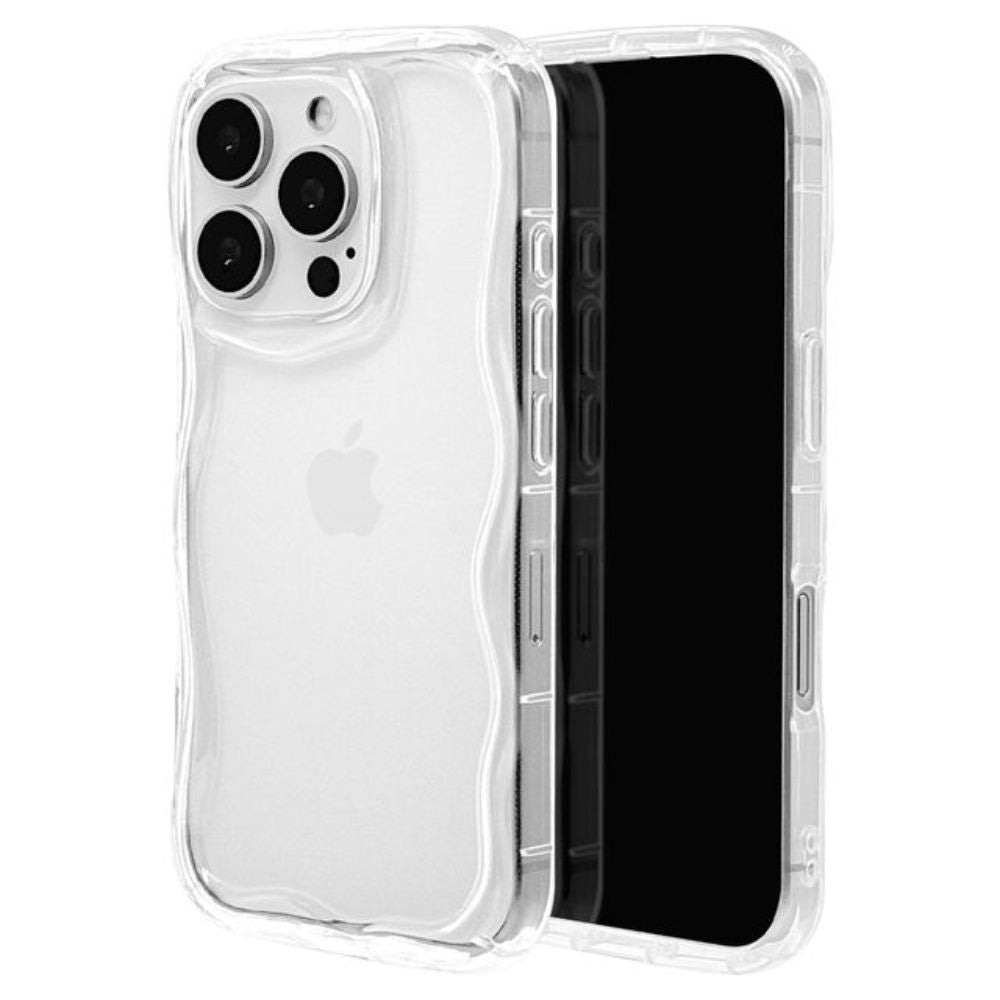 Telehone Lease iPhone 16 Pro Soft Case TPU Clear Wave
