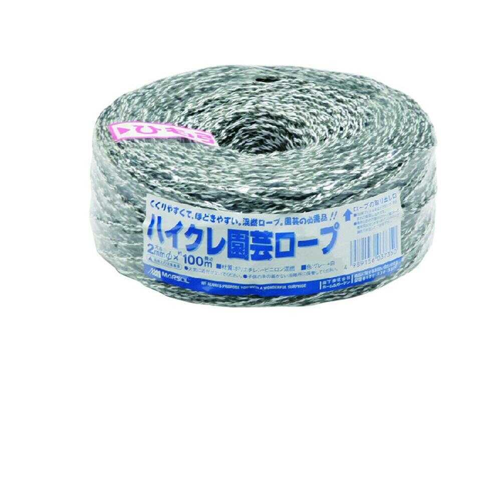 Nihon Matai High-Clear Gardening Rope Gray/White 1 Piece