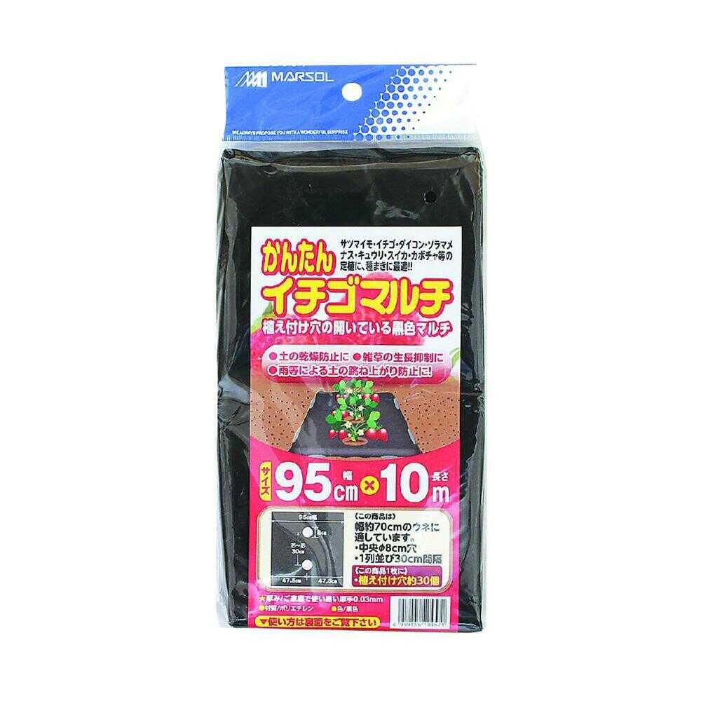 Nihon Matai Easy Strawberry Mulch 1 Row with Holes 1 Sheet