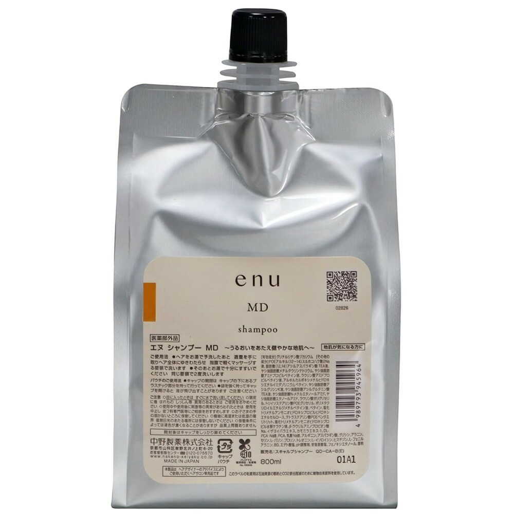 Nakano Seiyaku enu Shampoo MD Refill 800ml