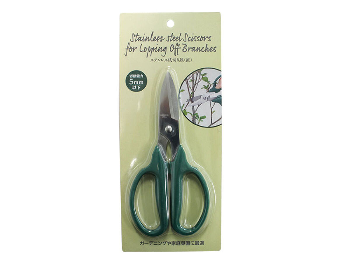 Straight Stainless Steel Pruning Shears