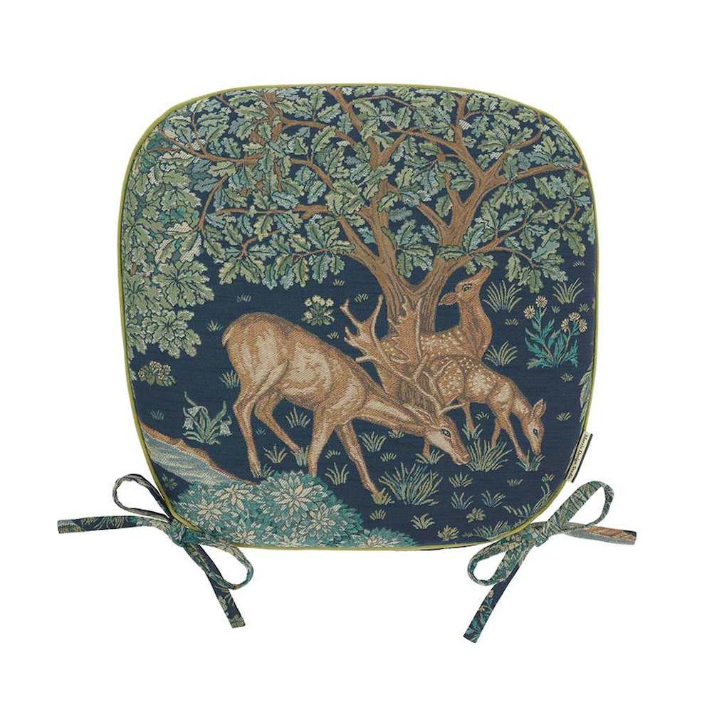 The Brook Dining Seat Cushion 45cm×43cm Dark Blue
