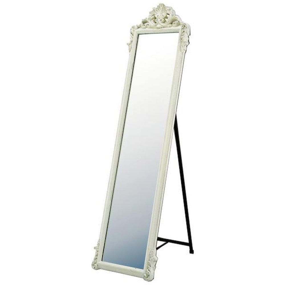 Grace Stand Art Mirror New Roxy W Antique White