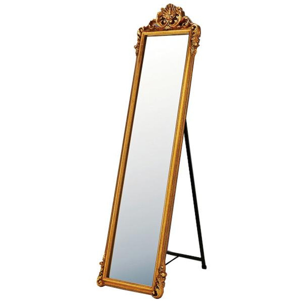 Grace Stand Art Mirror New Roxy G Antique Gold