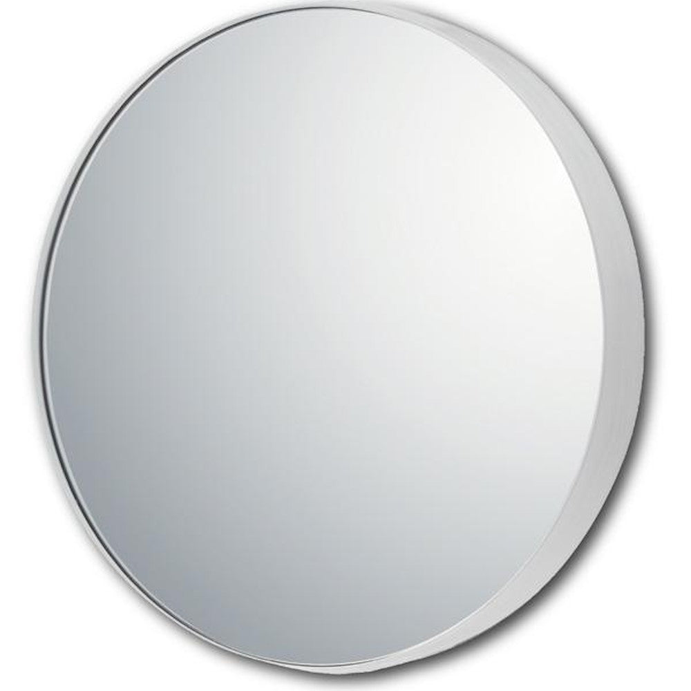 Slim Line Mirror Round M WH