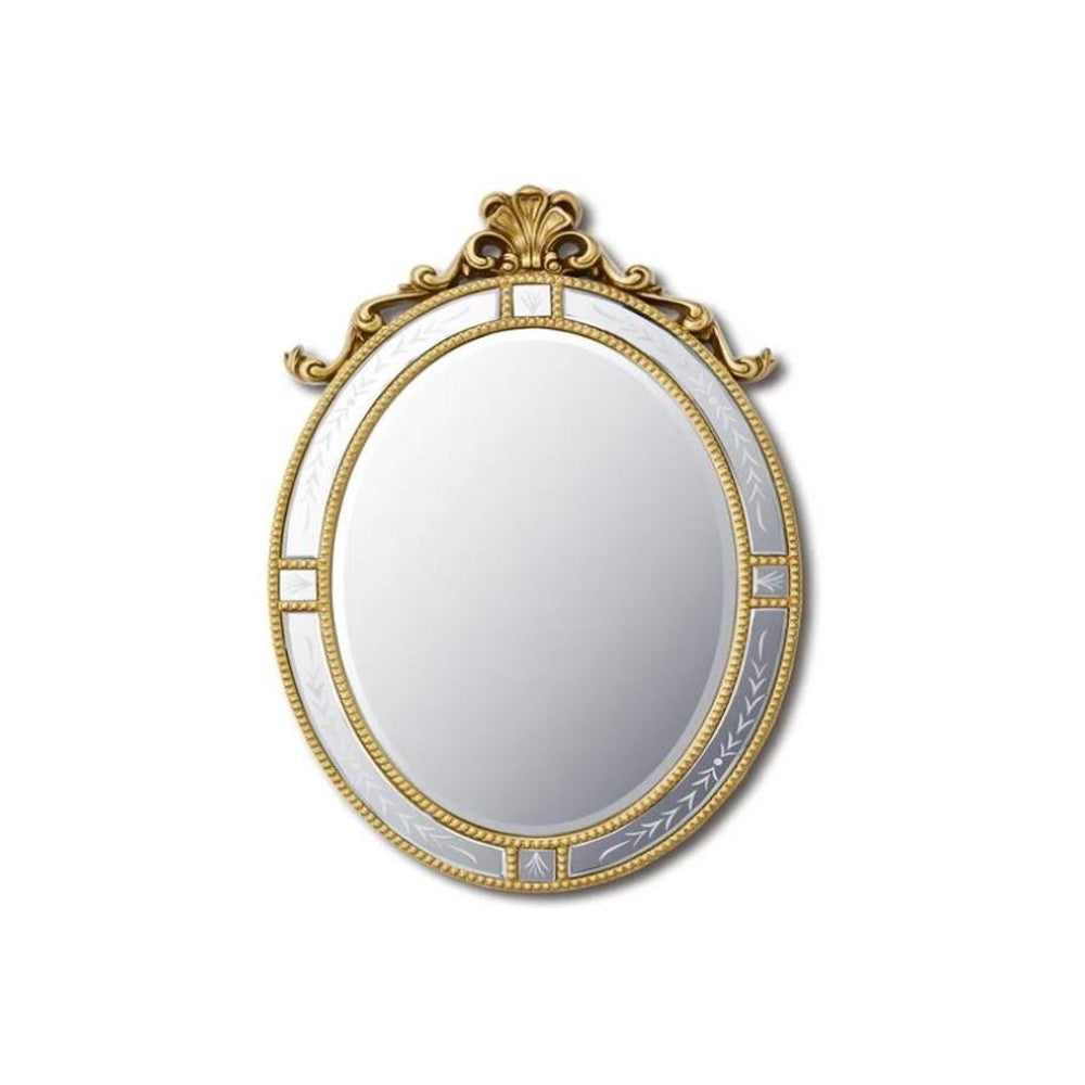 Grace Etching Style Mirror 'Ellipse' GM-25001