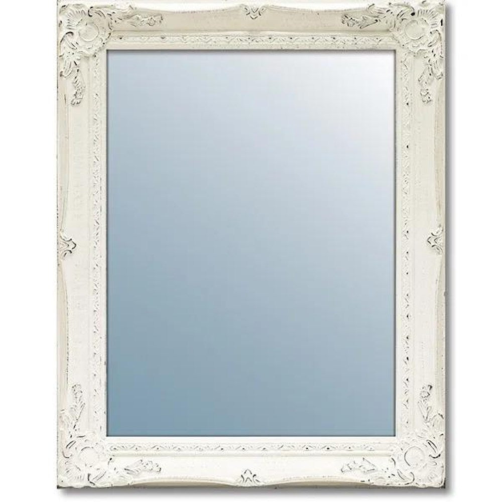 Grace Art Mirror 'Gosha M' Antique White
