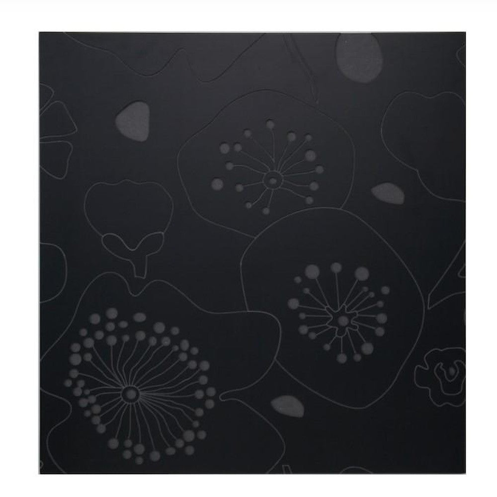 Pladek Wall Art 'Flowers' Black