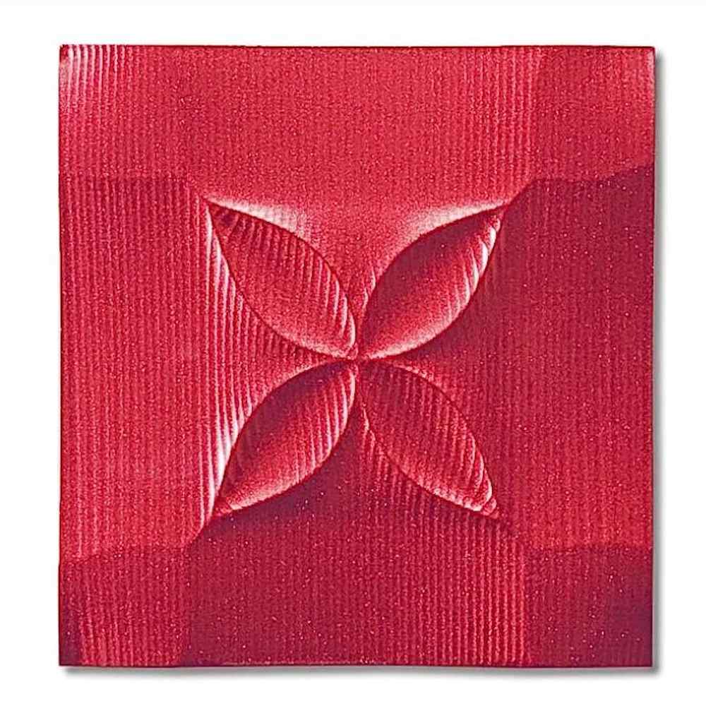 Pladek Wall Art 'Flash' Metal Red