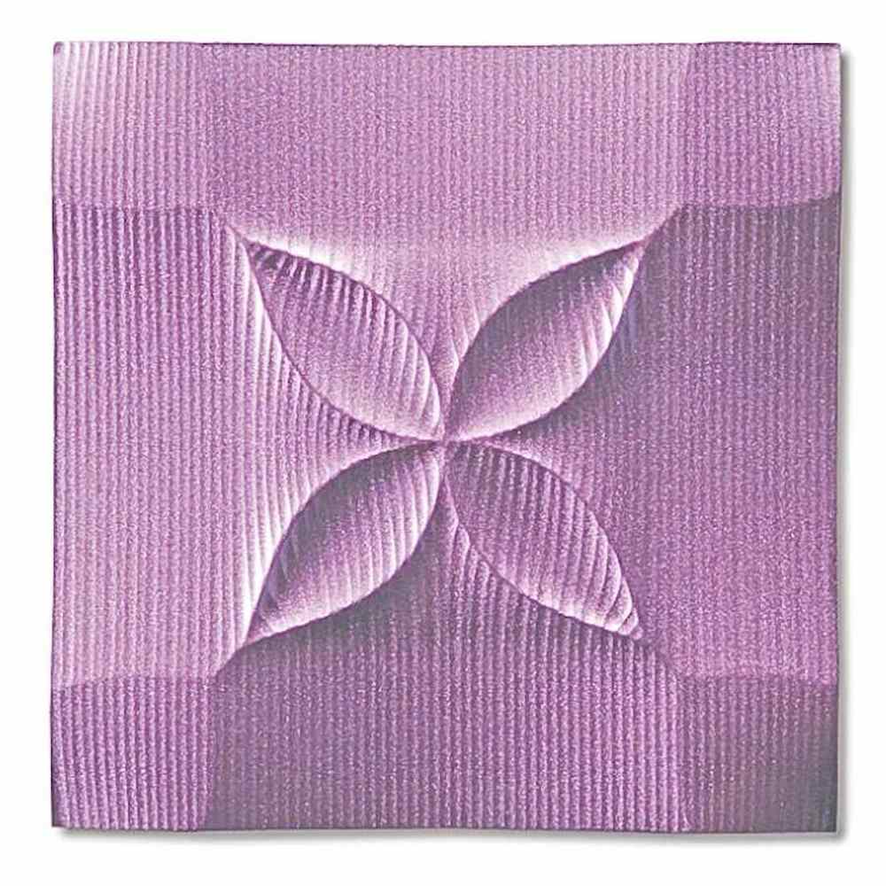 Pladek Wall Art 'Flash' Metal Purple