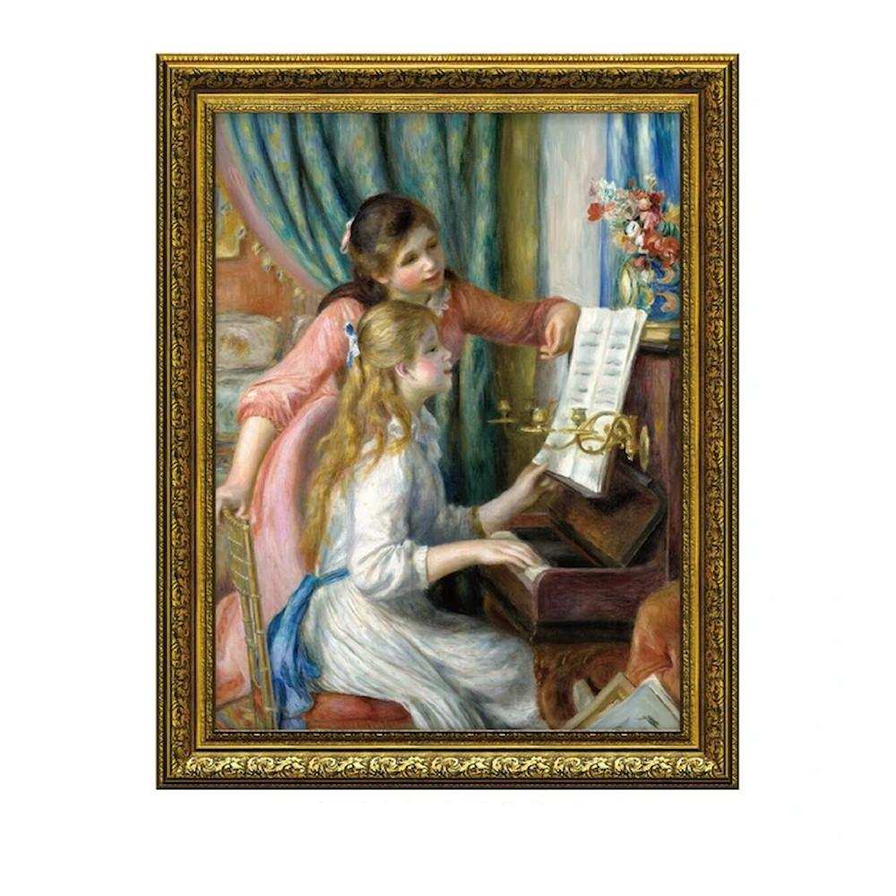 Art Panel - Renoir "Girl Playing Piano" MW-14024
