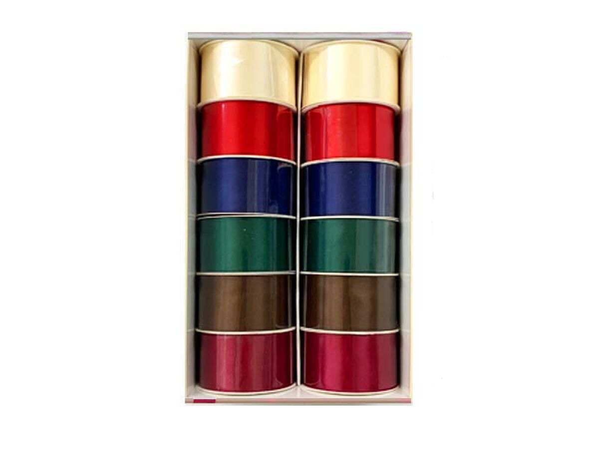 Double-Sided Satin Ribbon (Basic Colors)