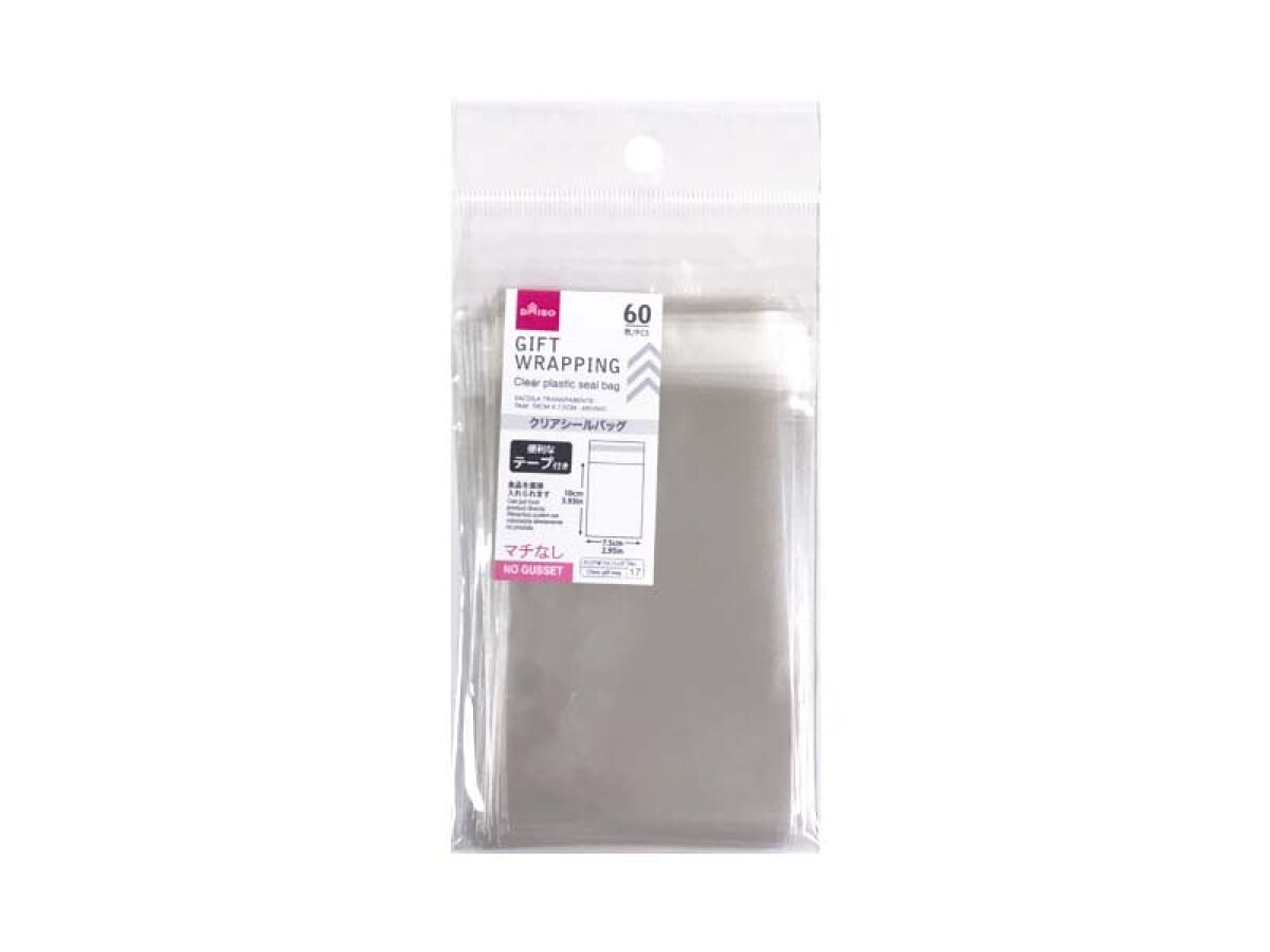 Clear Seal Bags (60 pieces)