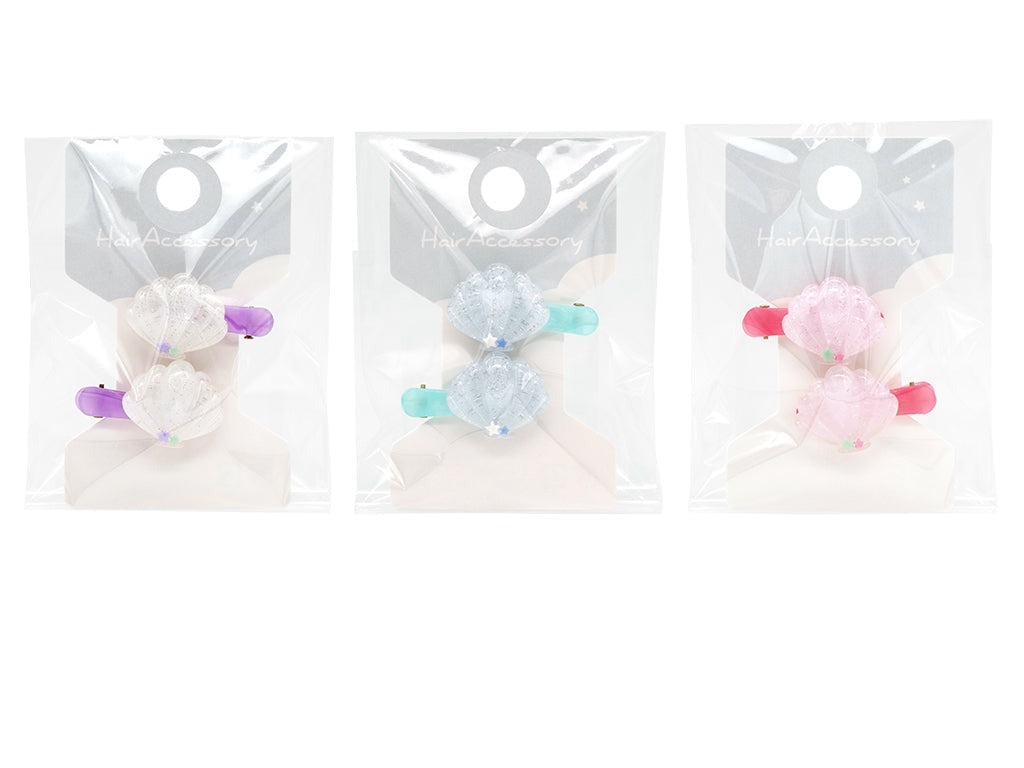 Hair Clip (Glitter, Shell)