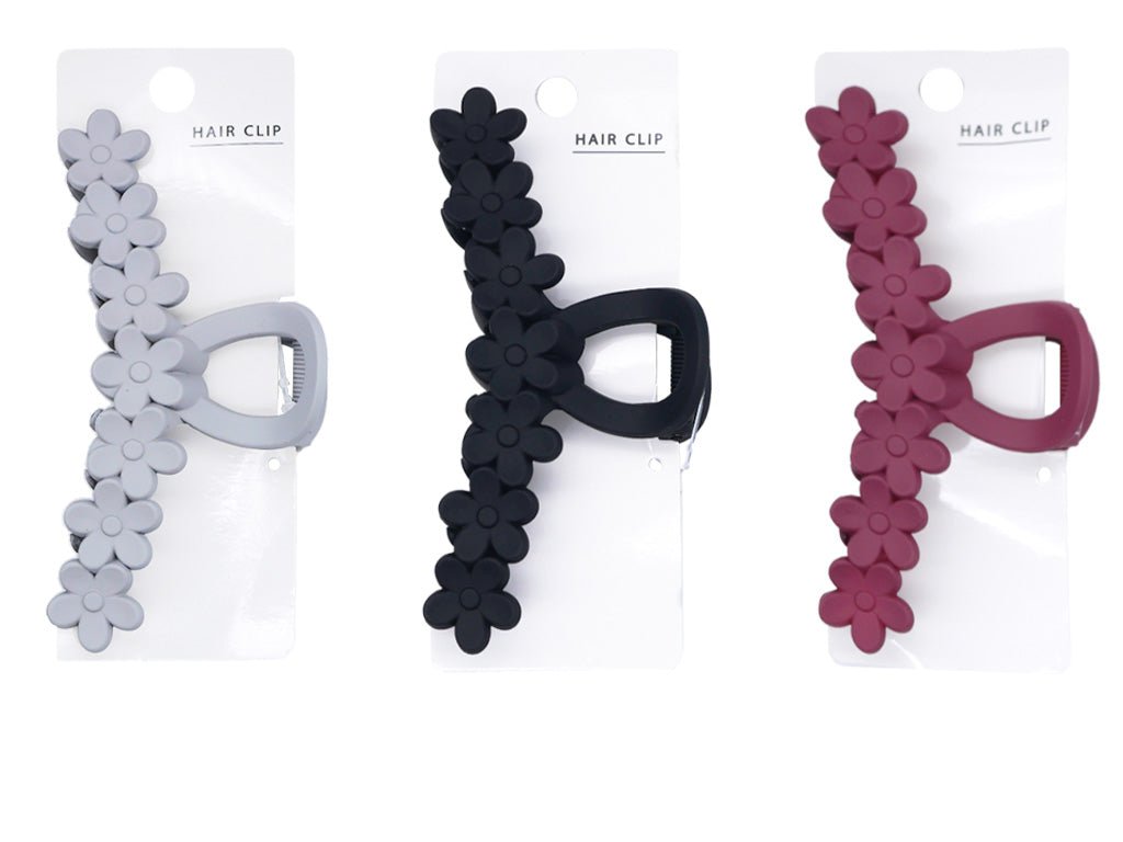 Vance Clip (Matte, Flower, Chic Colors)