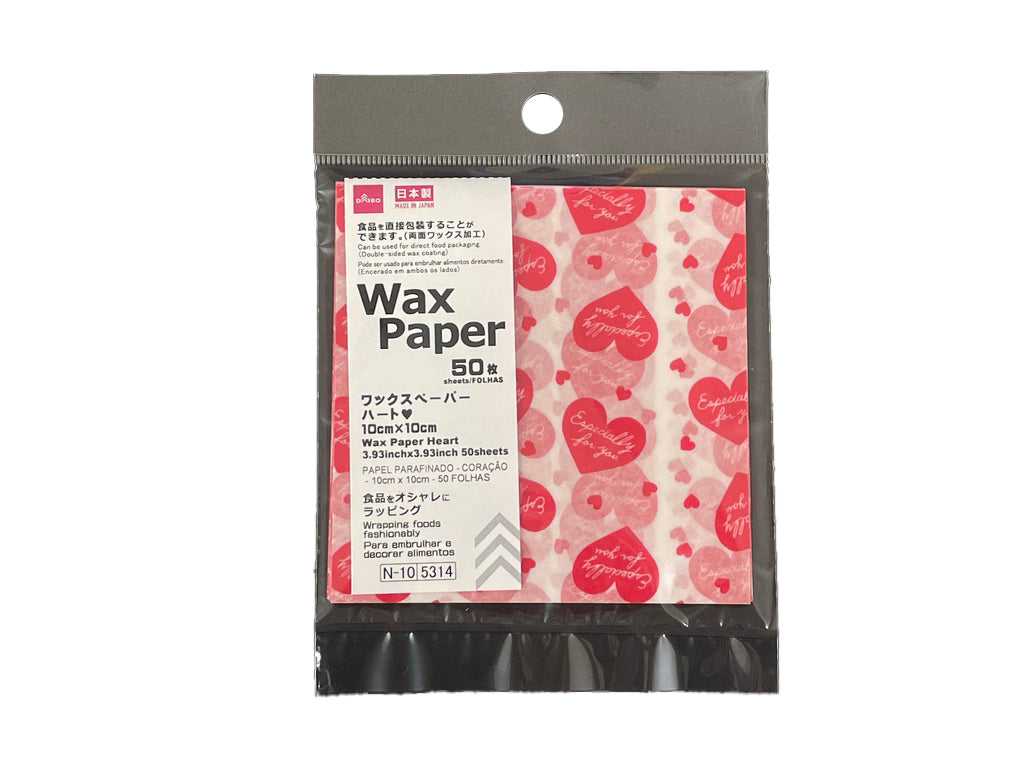 Wax Paper (Heart, 50 Sheets)