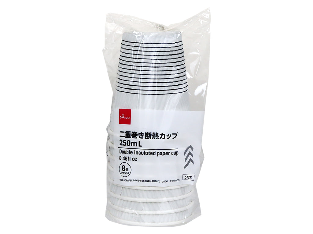 Double-Walled Insulated Cups (8 pcs)