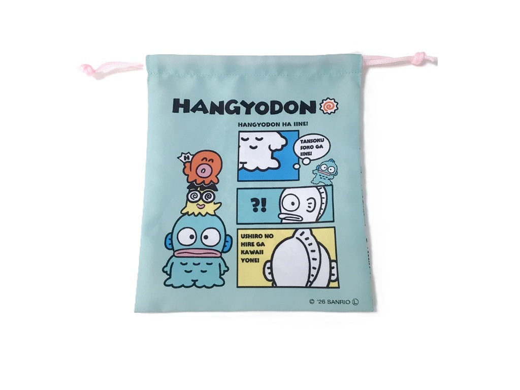 Drawstring Bag Hangyodon Comic