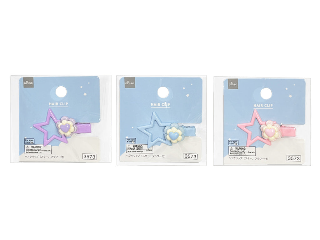 Hair Clip (Star, Flower)