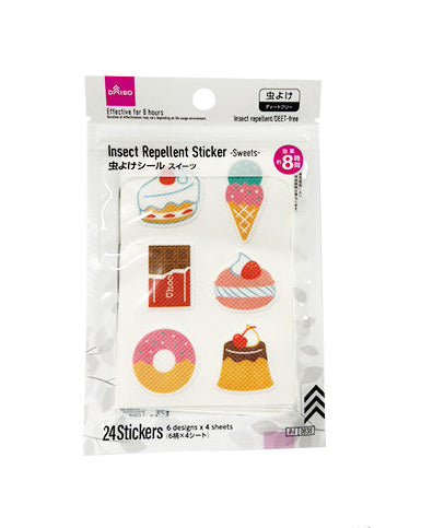 Insect Repellent Stickers (Sweets, Set of 24)