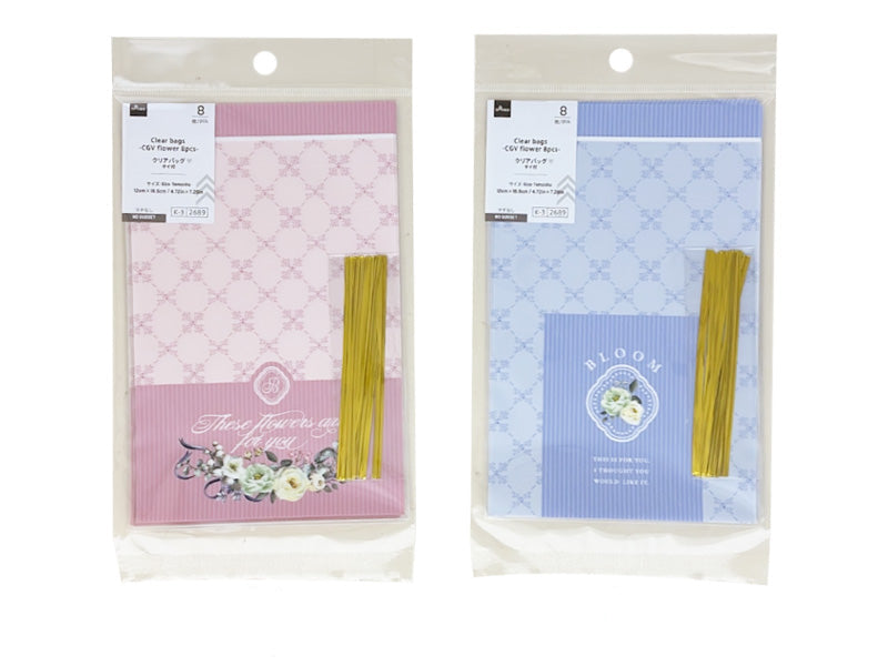 Clear Bag (CGV Flower, 8 Pieces)