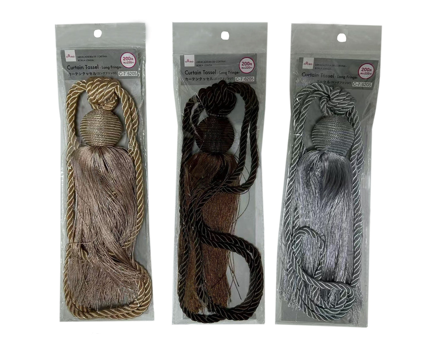 Long Fringe Curtain Tassel