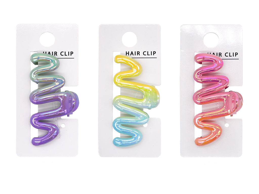 Bun Clip (Aurora Gradient, Wave)