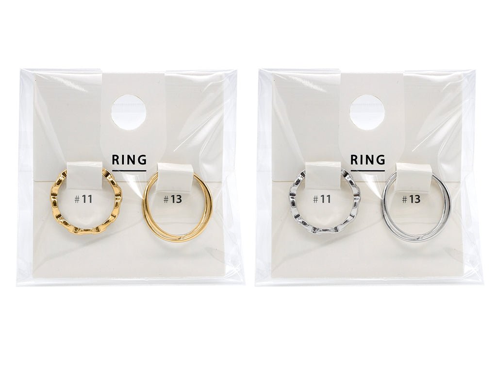Ring Set (Metal, Chain & Cross)
