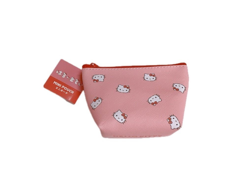 Mini Pouch (Boat Shape) - Hello Kitty - Text