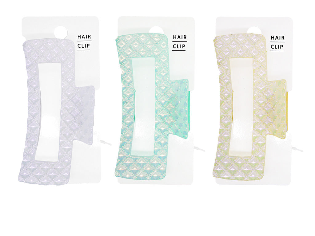 Vance Clip (Shiny, Square, Quilted)