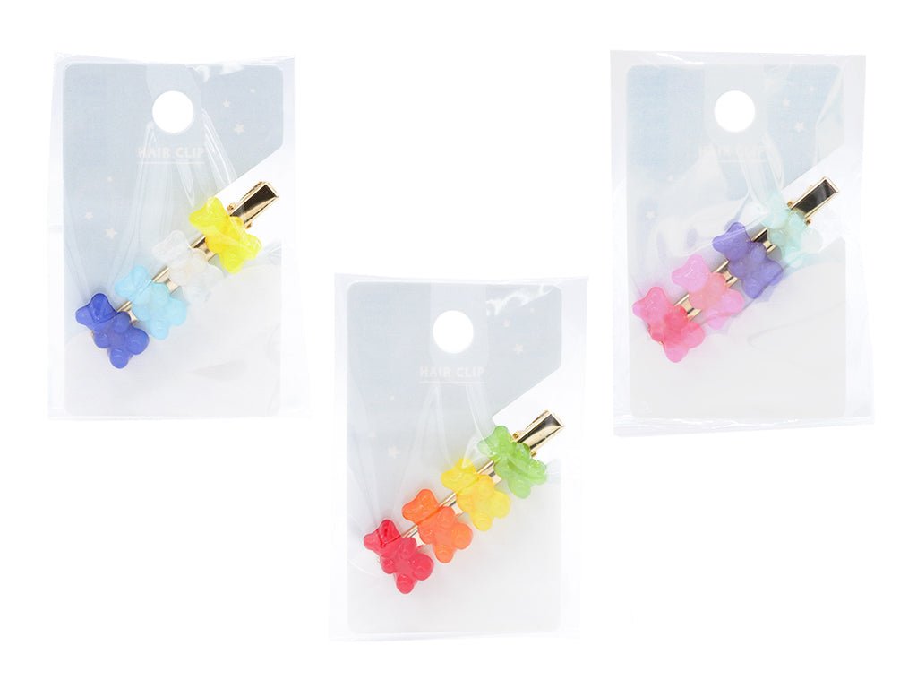 Bear Hair Clip (Candy Color)