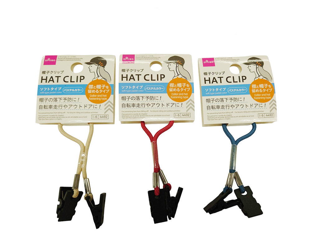 Hat Clip (Soft Type, Pastel Colors)
