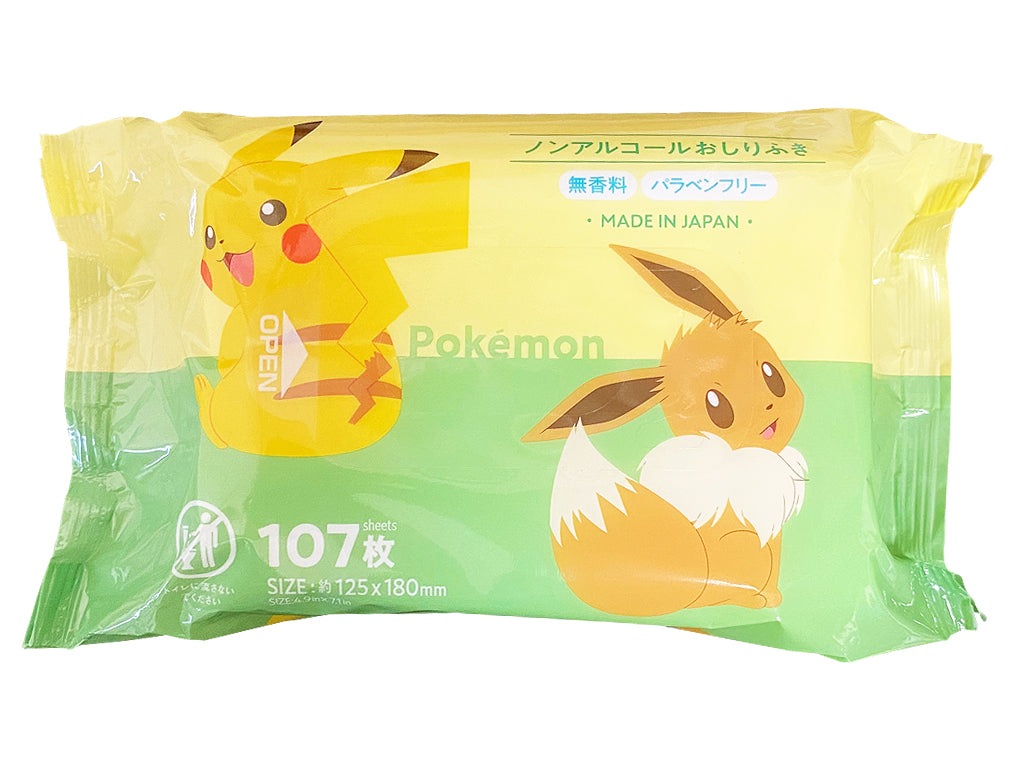 Pokémon Baby Wipes (107 Pieces)