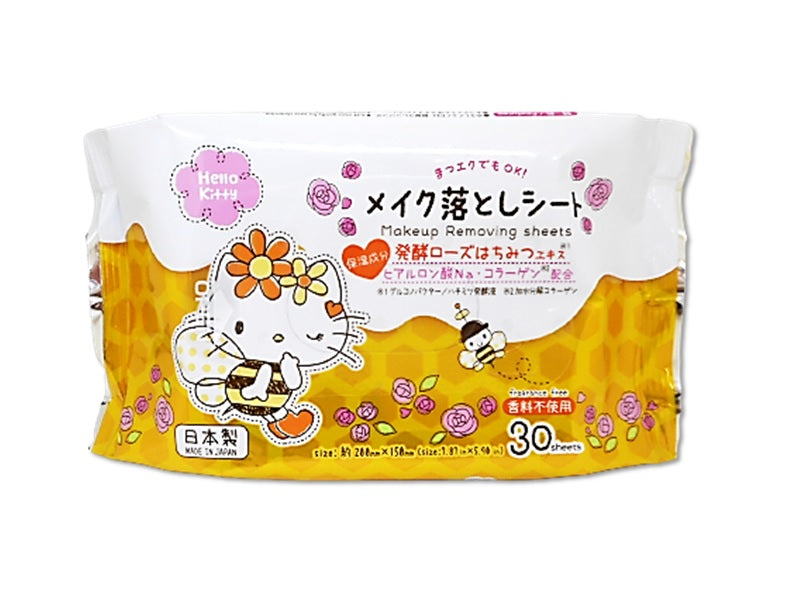 Makeup Remover Wipes Hello Kitty (30 Sheets)