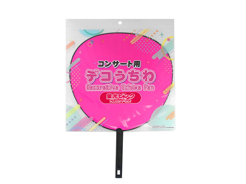 Concert Deco Uchiwa (Fluorescent Pink)