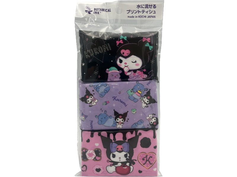 Kuromi Pocket Tissue 3P