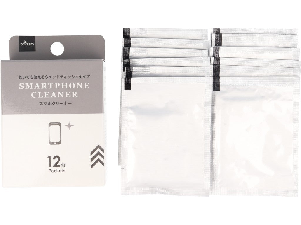 Smartphone Cleaner (Wet Tissue Type, 12 Packs)