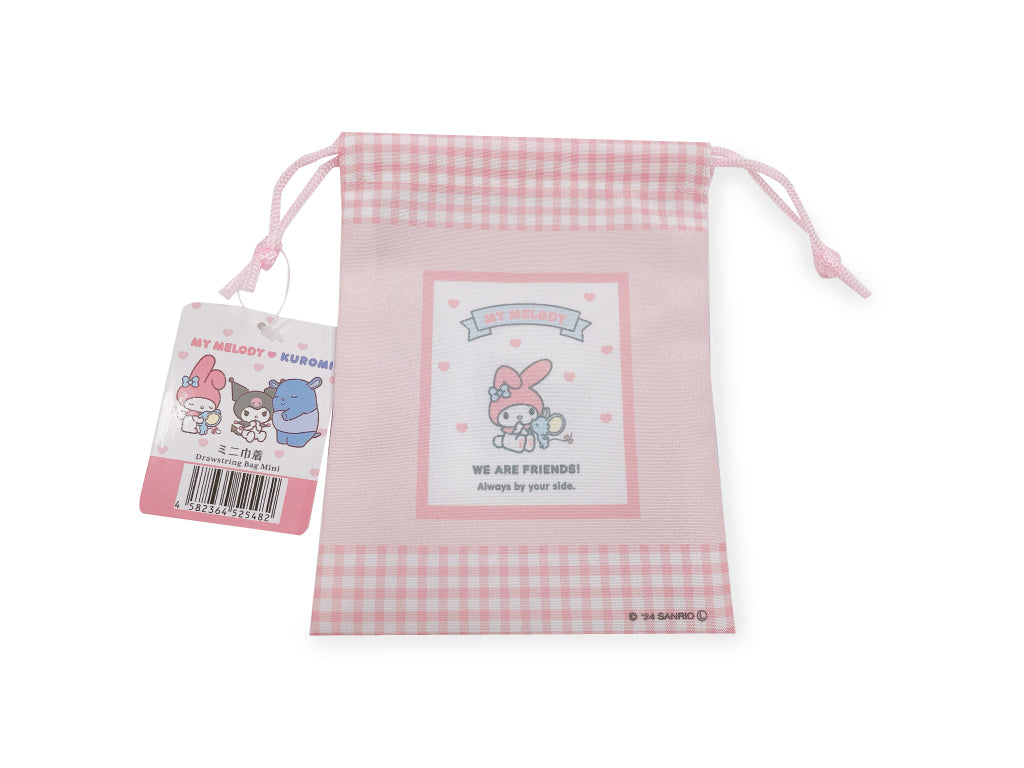 Mini Drawstring Pouch My Melody Check